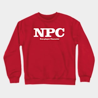 NPC (text) Crewneck Sweatshirt